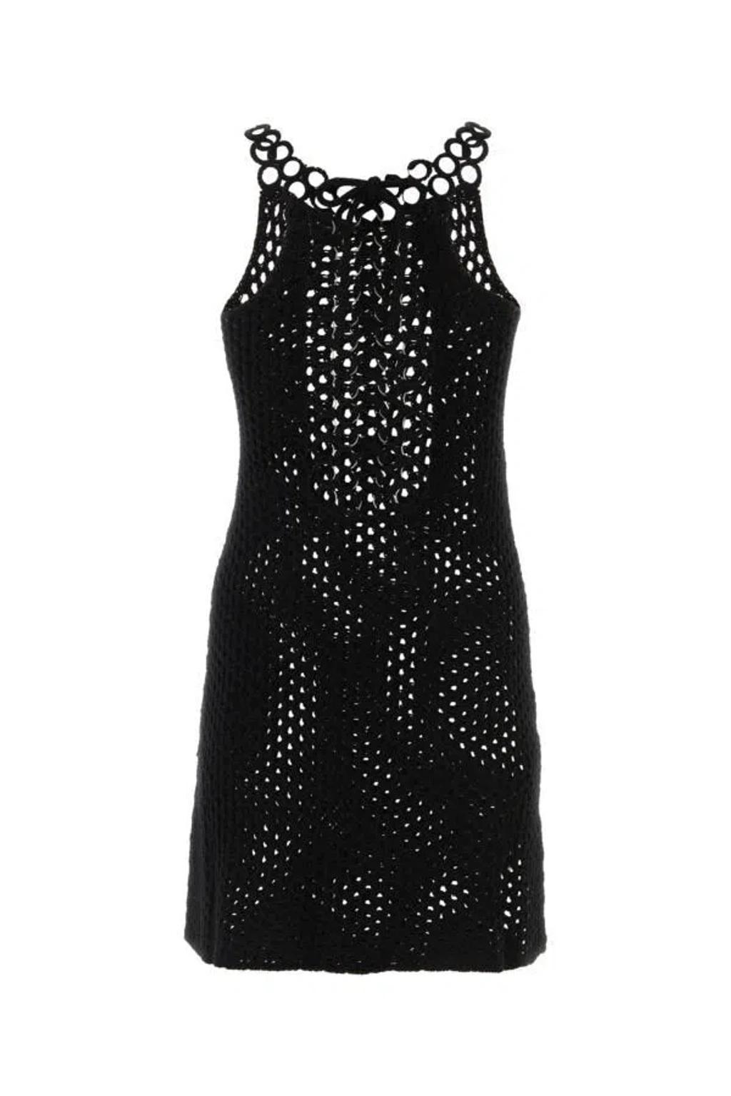 CHLOÉ Black O-ring Maxi Dress Product Image