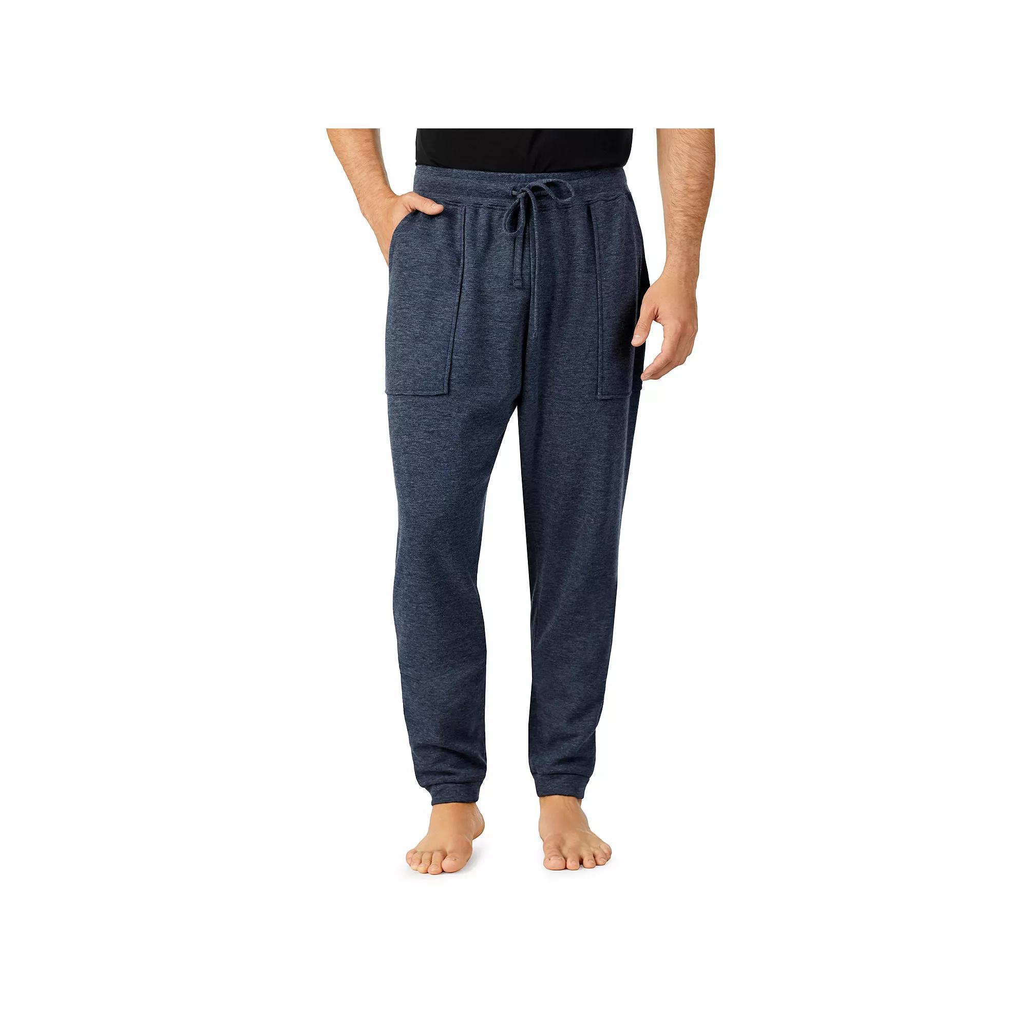 Big & Tall Cuddl Duds Essentials Banded-Bottom Pajama Pant, Men's, Size: 3XB, Blue Blue Product Image