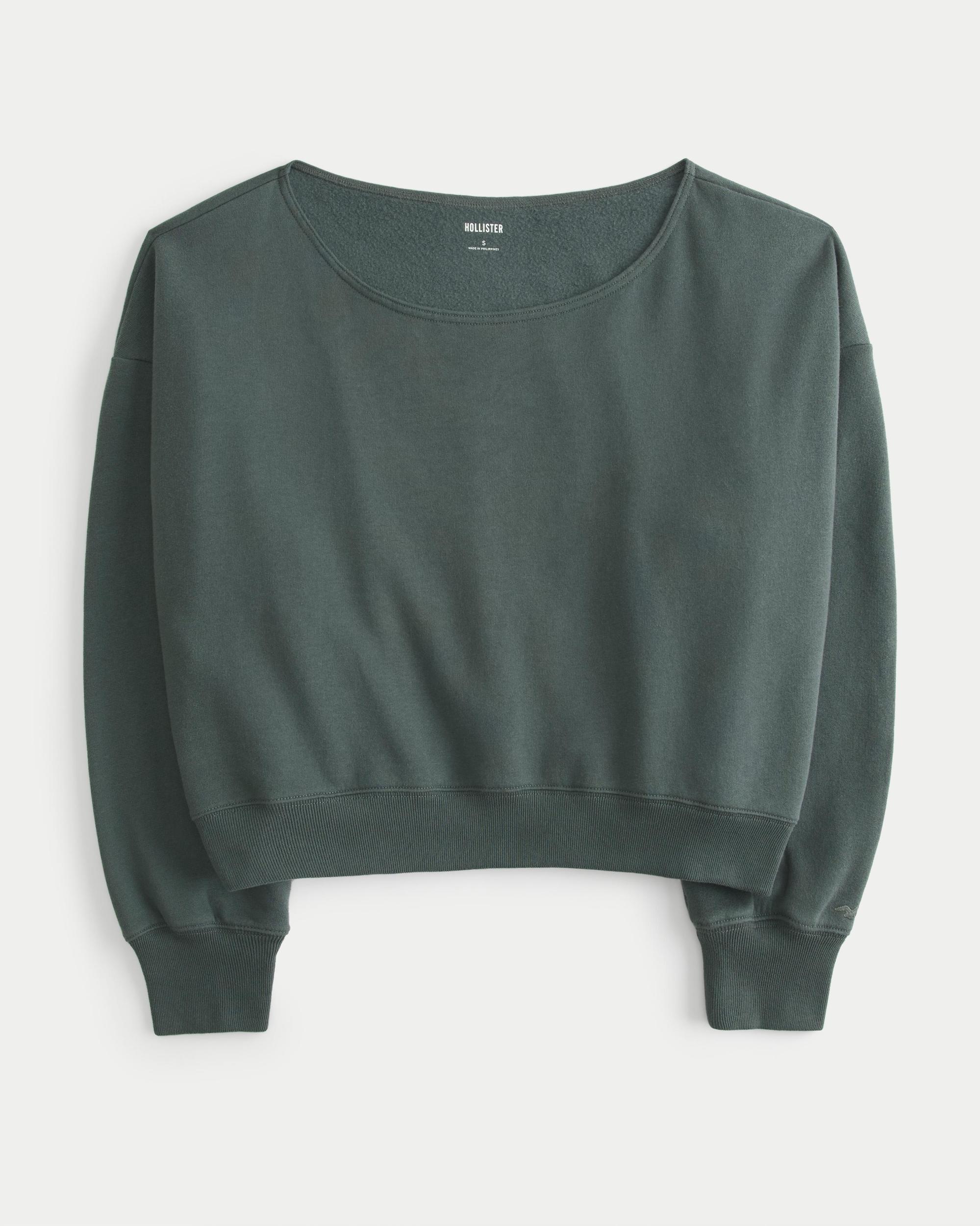 Easy Off-the-Shoulder Sweatshirt Product Image