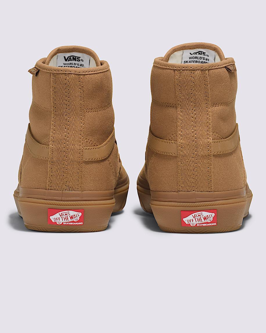 Crockett High Shoe in Brown / Gum| Vans US Product Image