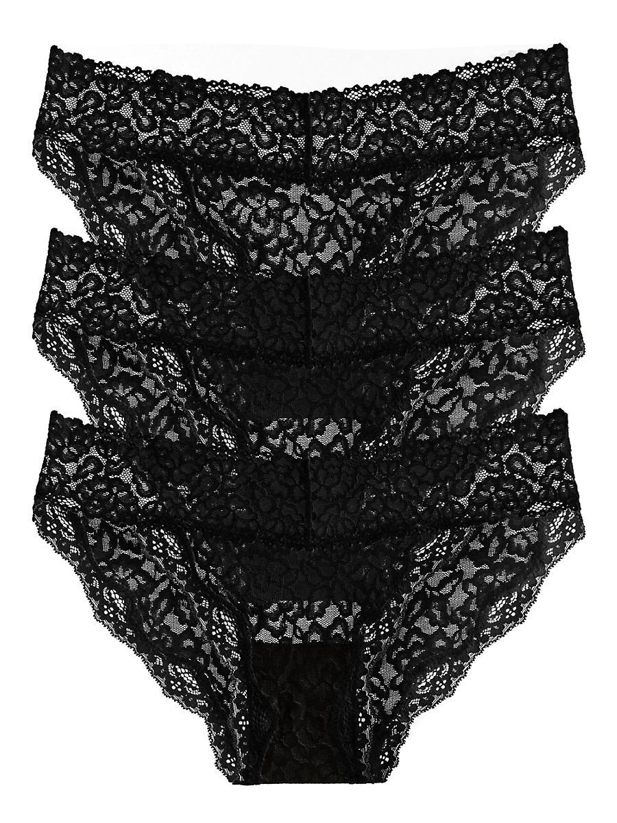 Womens Stretch Lace Brief Set Product Image