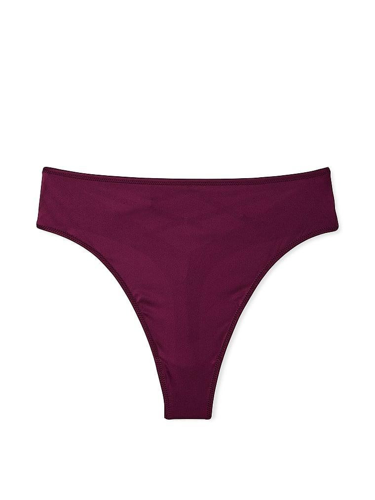 Smooth High-Waist Strappy-Back Thong Panty Product Image