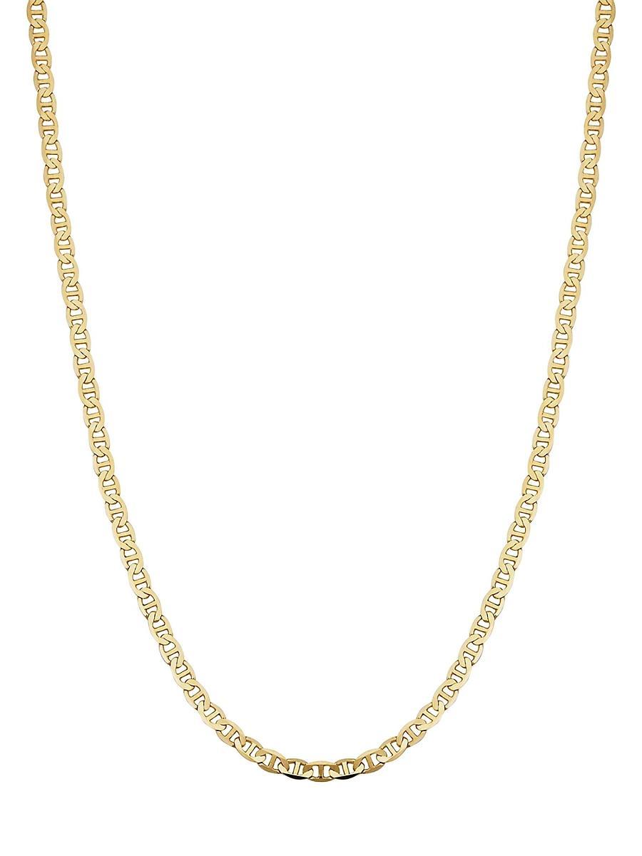 Womens 14K Yellow Solid Gold Mystic Mariner Necklace Product Image