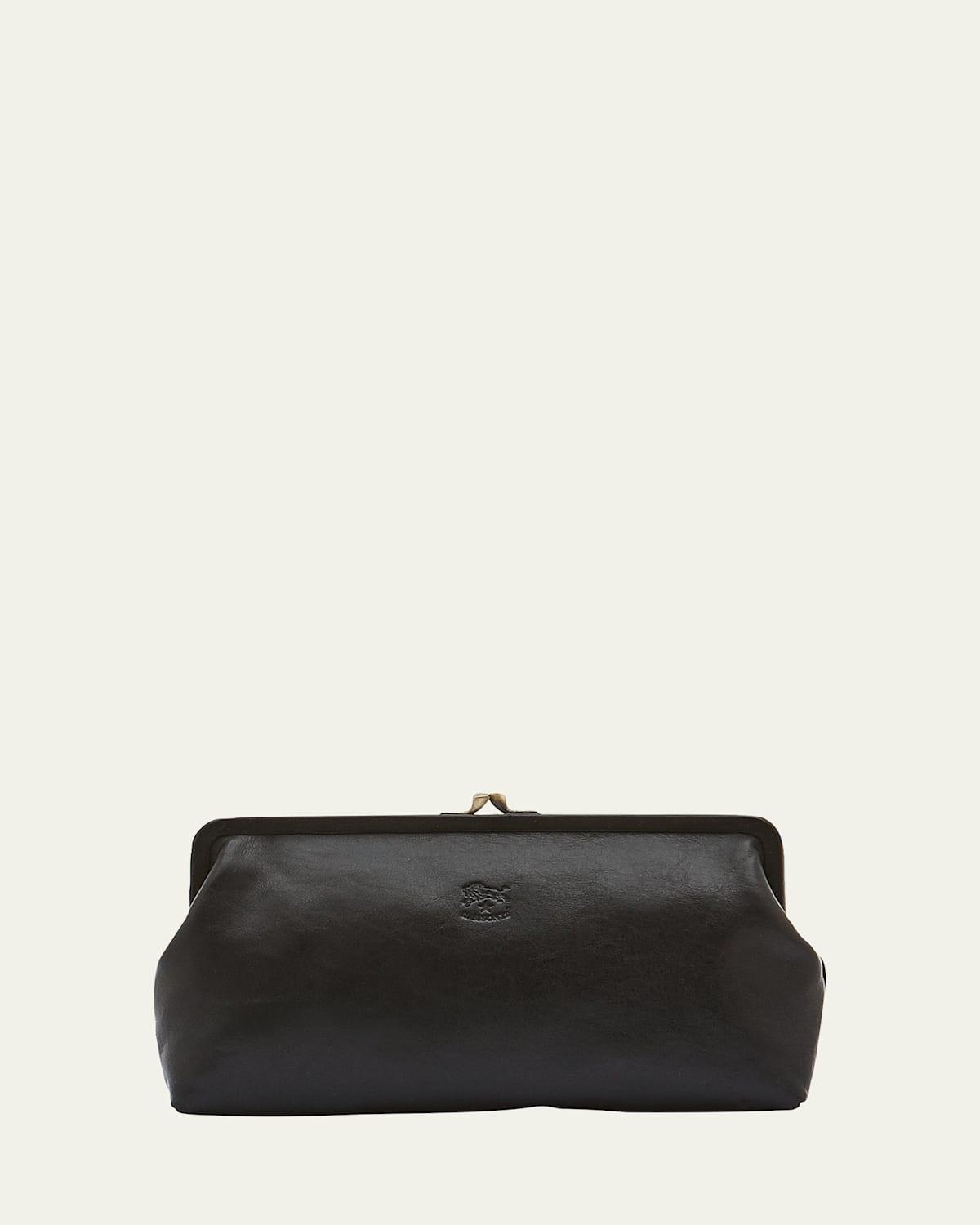 Manuela Vegetable-Tanned Leather Clutch Bag Product Image
