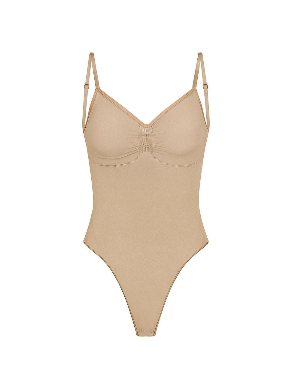 Womens Smoothing Low-Back Bodysuit Product Image