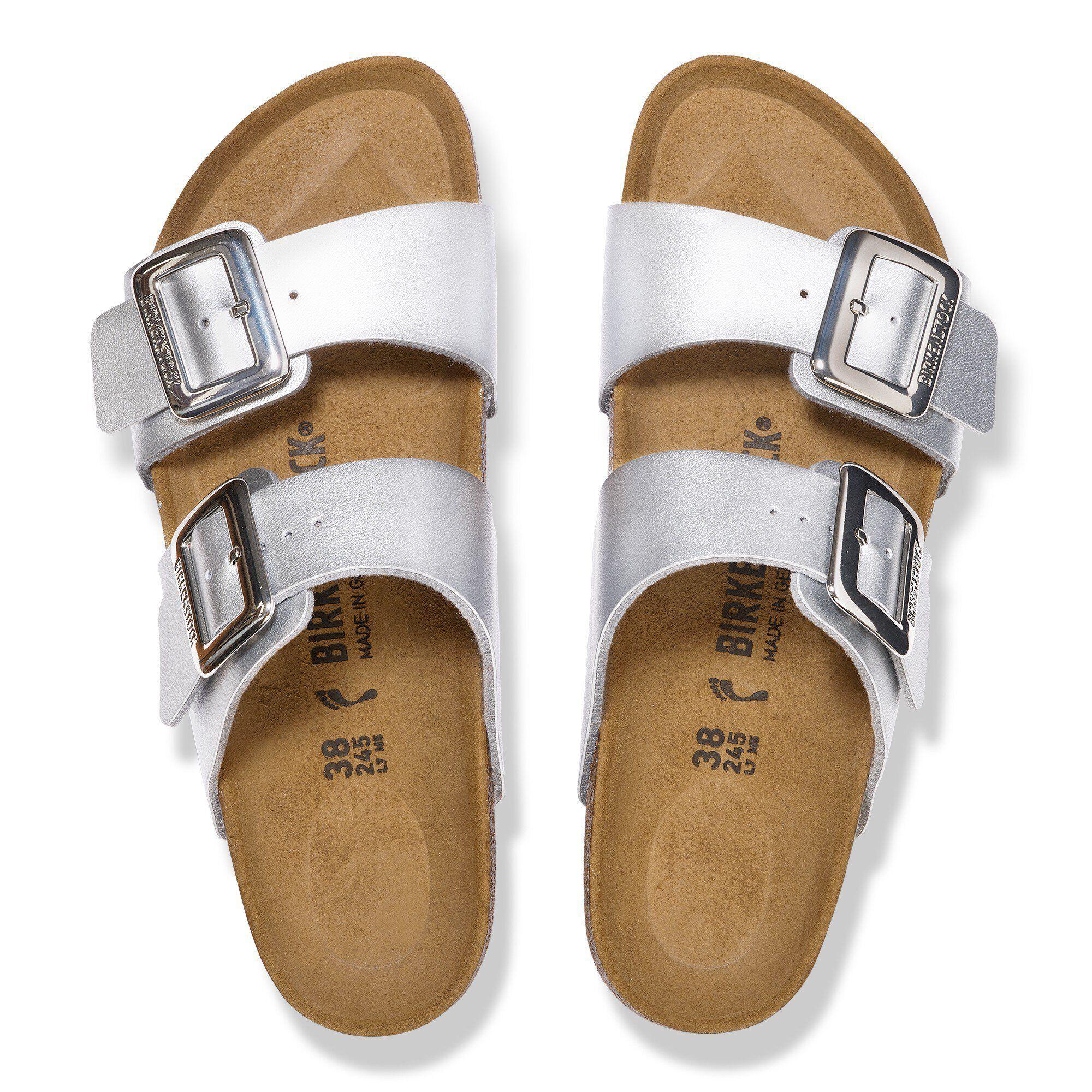 Sydney Luxe Buckle Birko-Flor Silver Metallic Product Image
