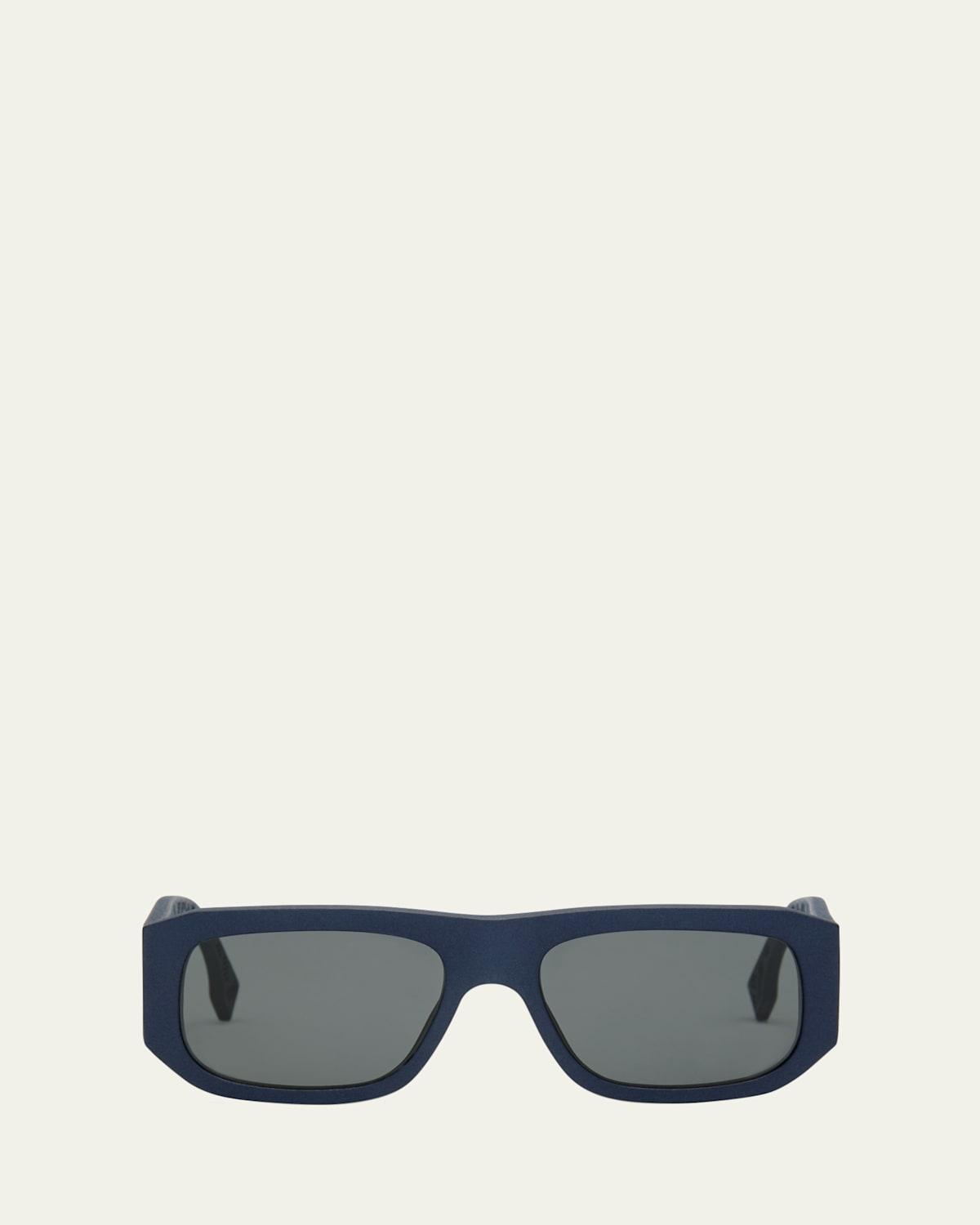 Mens Punk Rivet 51MM Square Sunglasses Product Image