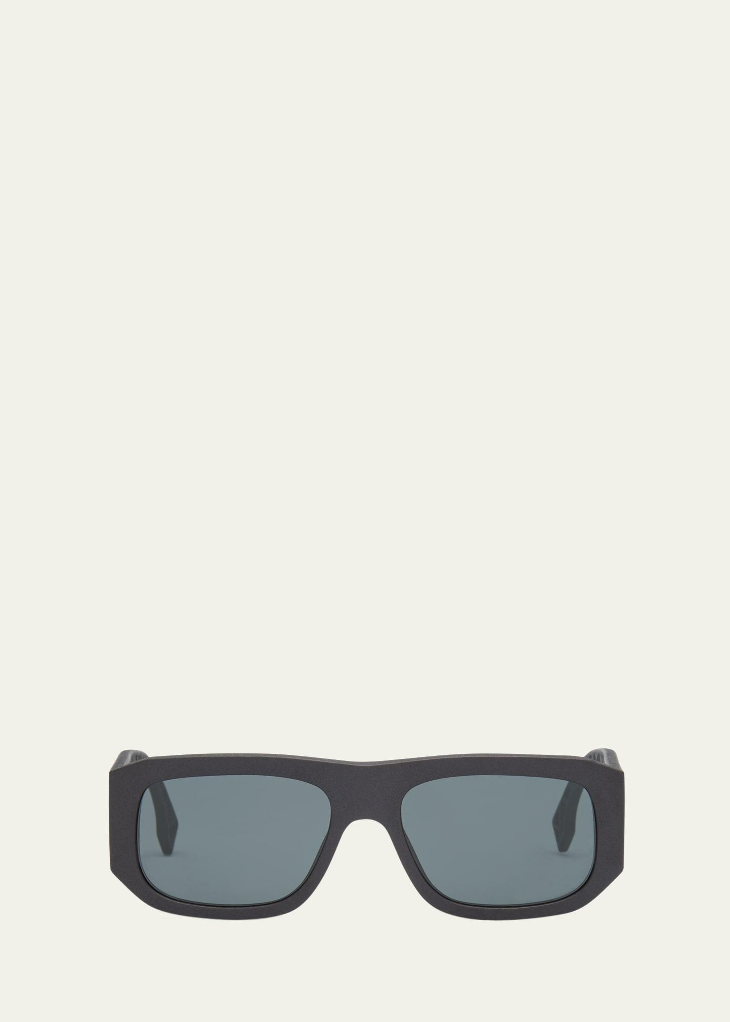 Mens Punk Rivet 51MM Square Sunglasses Product Image