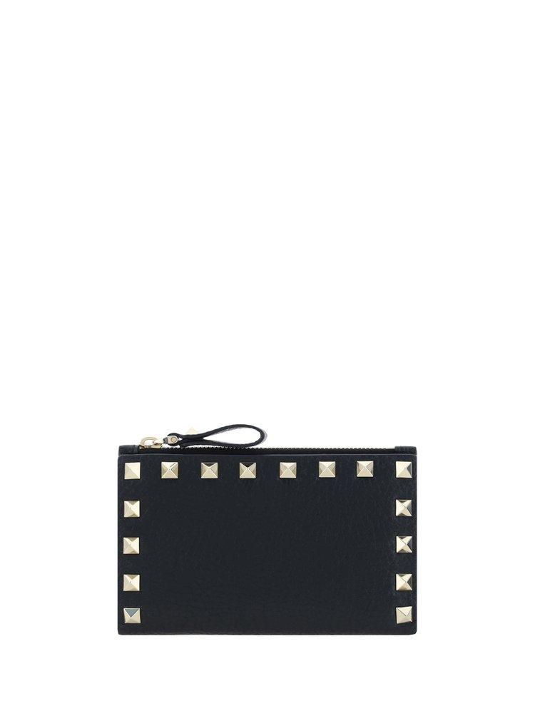 VALENTINO GARAVANI Rockstud Zip In Nero Product Image