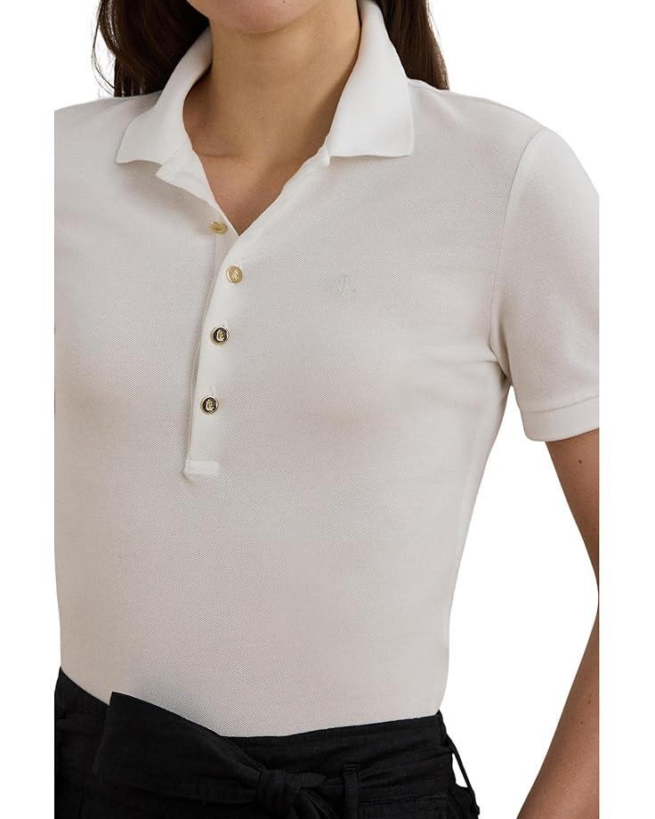 Stretch Piqué Polo Shirt Product Image