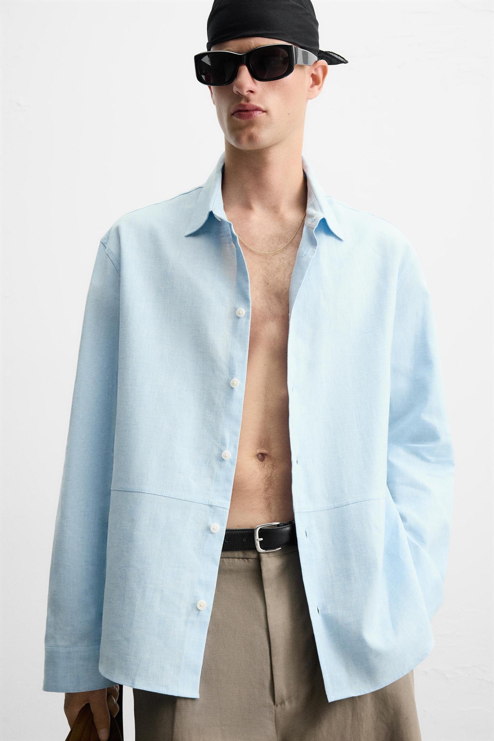 LINEN - COTTON SHIRT Product Image