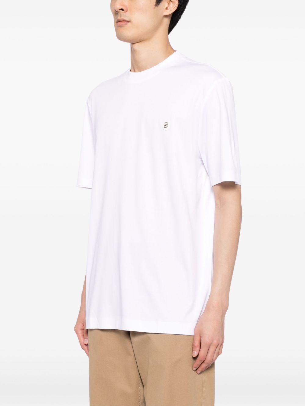logo-plaque cotton T-shirt Product Image