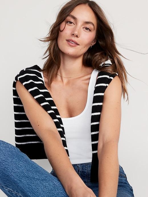 Rib-Knit First Layer Tank Top Product Image
