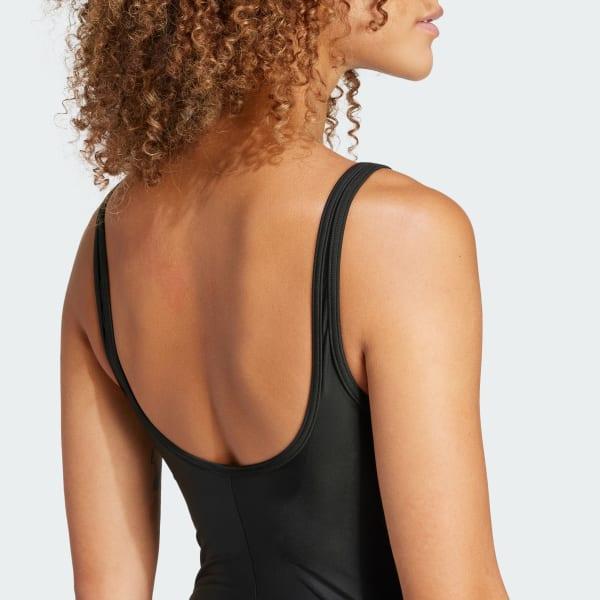 adidas Sportswear U-Back Swimsuit Black 6 Womens Product Image