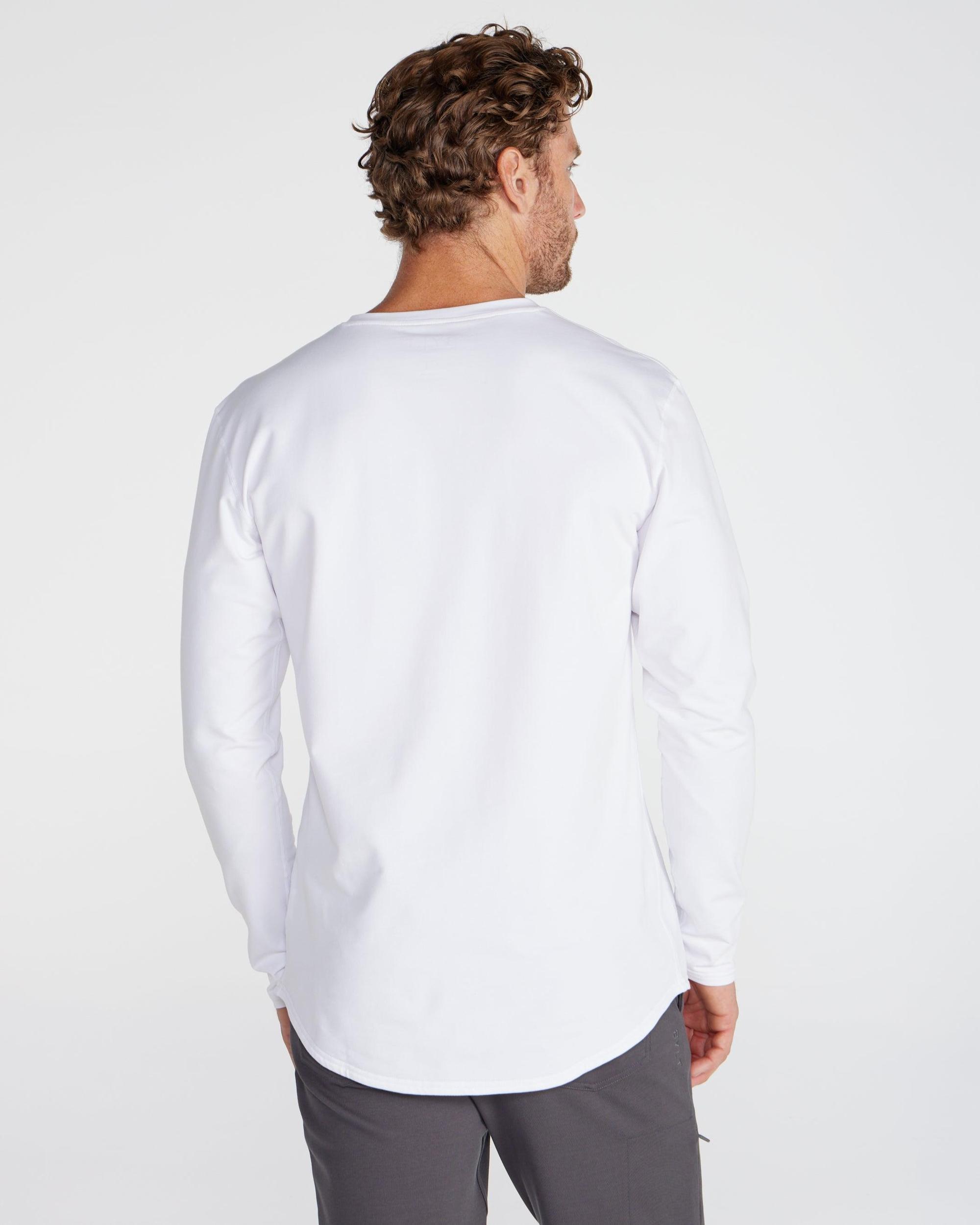 V-Neck Long Sleeve Drop-Cut: LUX Product Image