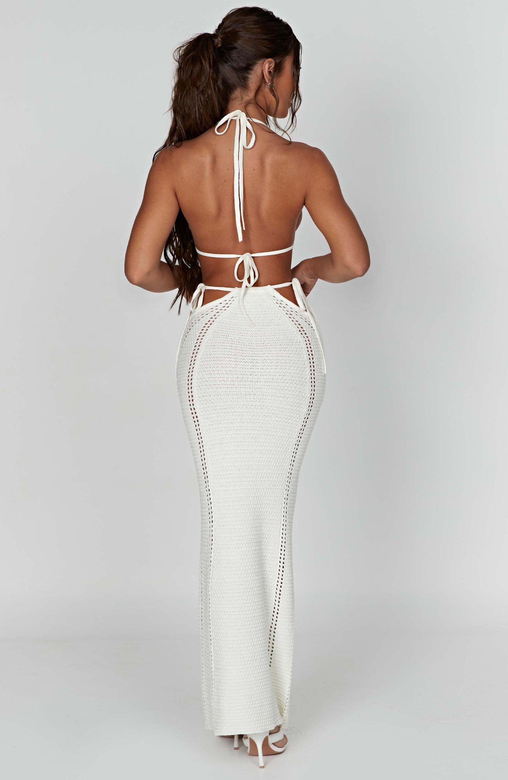 Jia Maxi Skirt - White Product Image