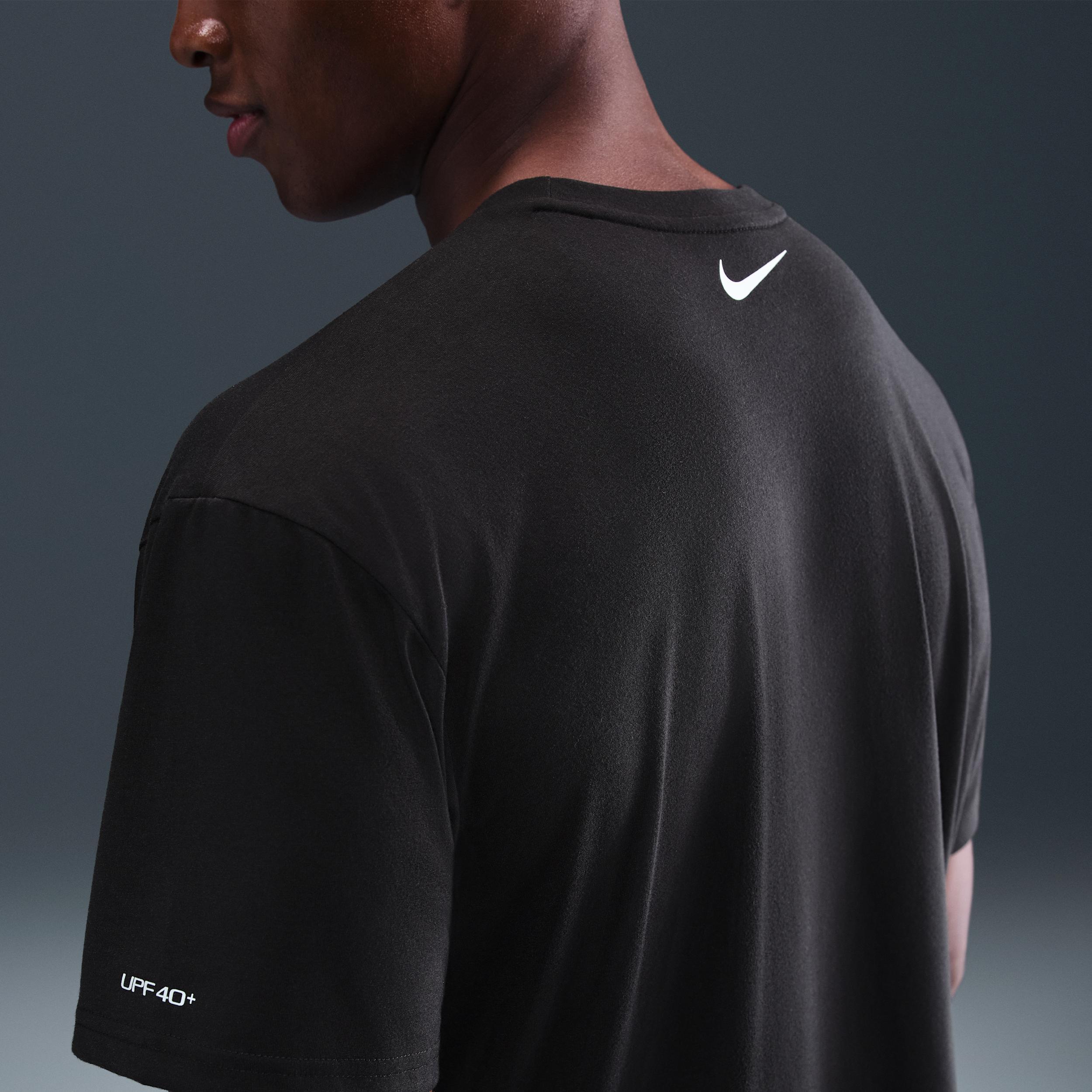 Nike Swim Swoosh Hydroguard Men's Short-Sleeve Top Product Image