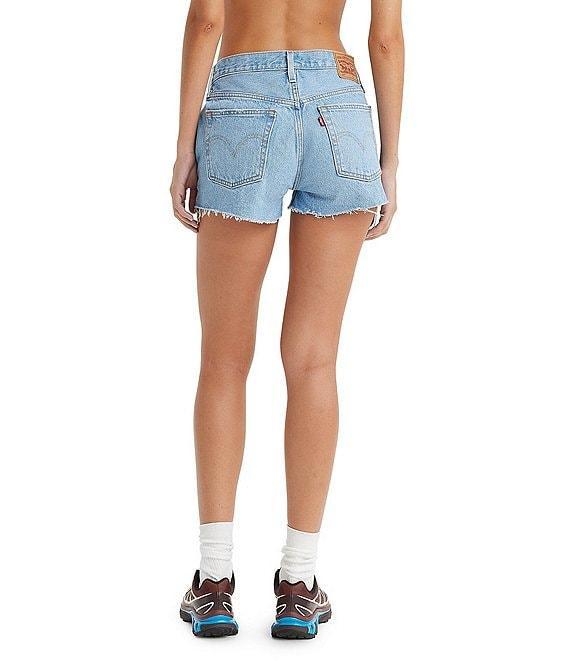 Levi's® Original High Rise Destructed Frayed Hem Shorts Product Image