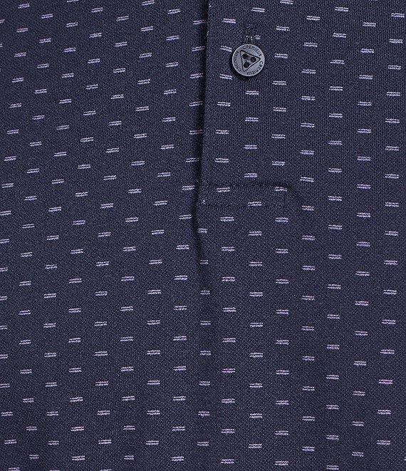 Cremieux Blue Label Tailored Fit Printed Short Sleeve Polo Shirt Product Image