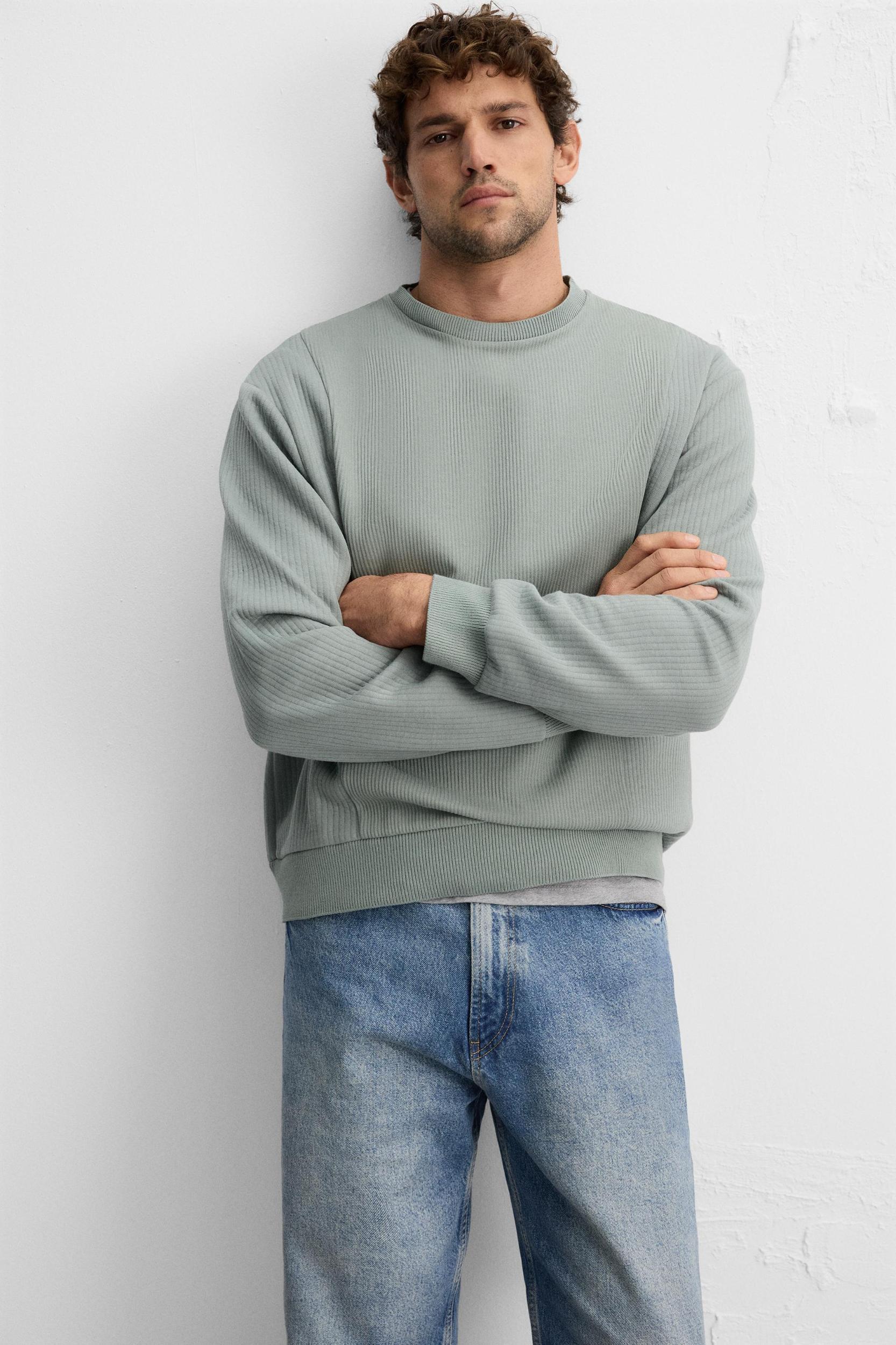 STRUCTURED QUILTED SWEATSHIRT Product Image