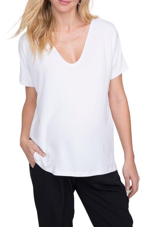 Hatch Collection Perfect Maternity Vee T-Shirt Product Image