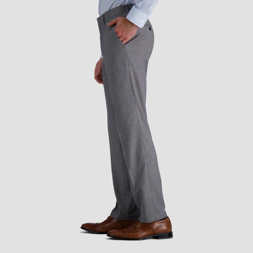 Haggar H26 Mens Tailored Fit Stretch Suit Pants 32x32: Midweight Polyester Viscose Elastane Blend Product Image