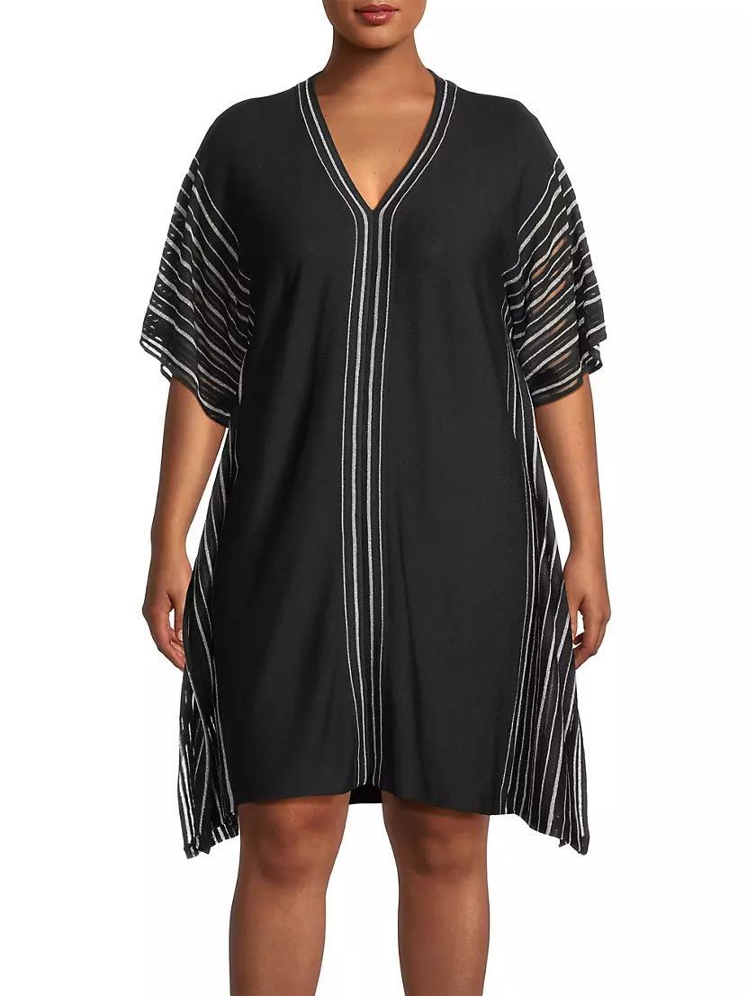 Knit Shimmering Striped Dress Product Image
