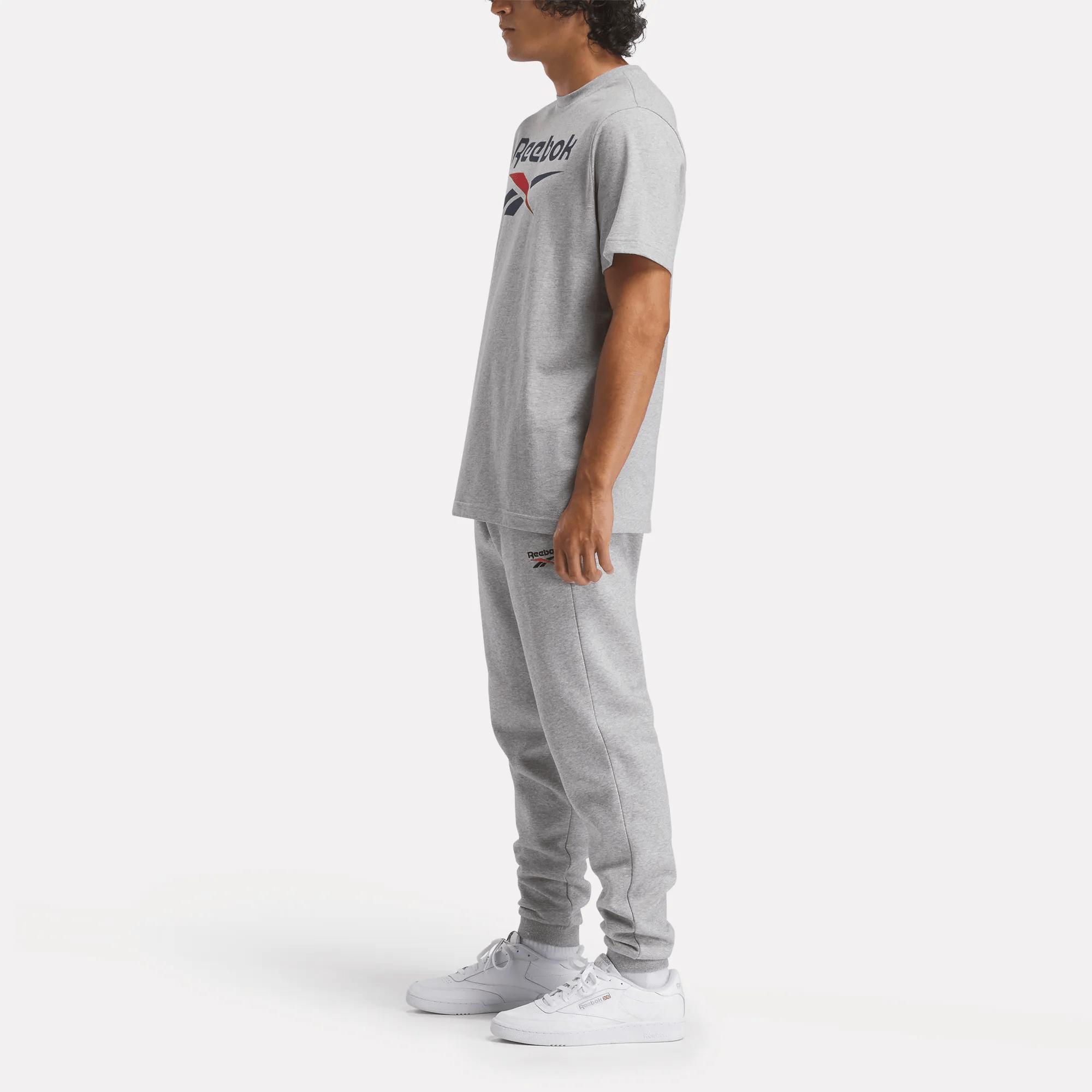 Men's Reebok Identity Big Stacked Logo T-Shirt Product Image