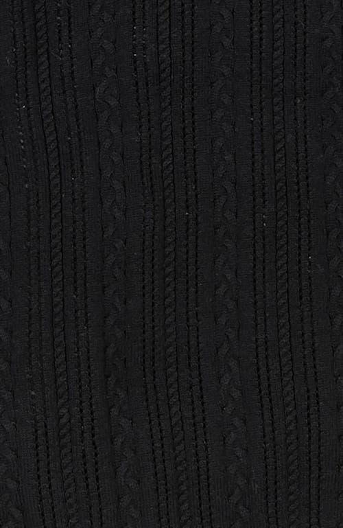 Hope & Henry Women's Reversible Wrap Sweater in Black Reversible at Nordstrom, Size Small Product Image
