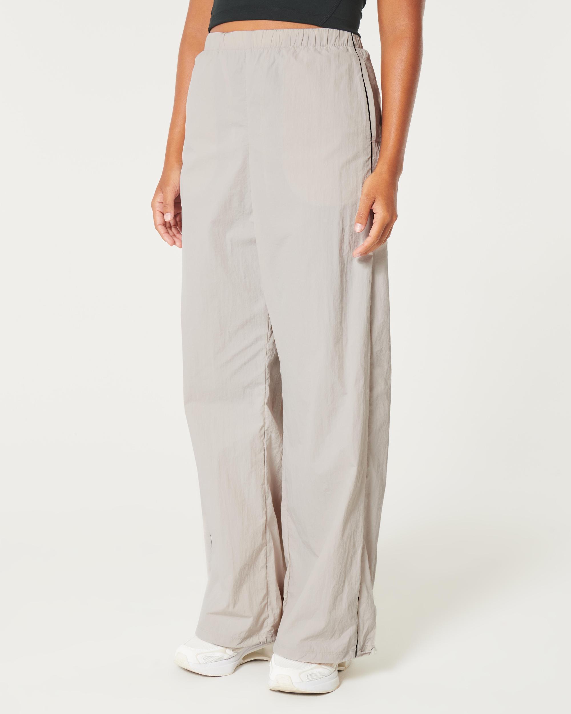 Gilly Hicks Active Tipped Crinkle Parachute Pants Product Image