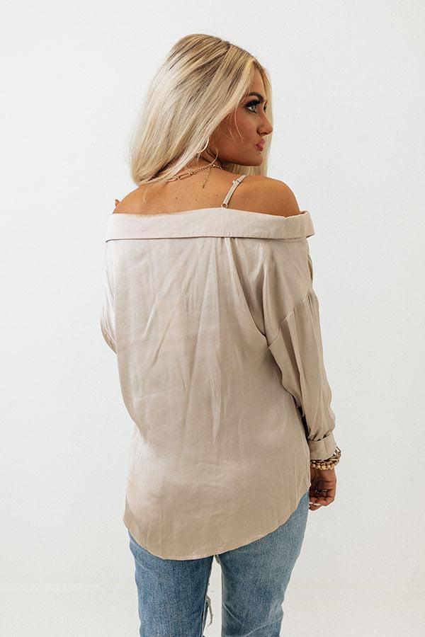 Central Avenue Satin Top Product Image