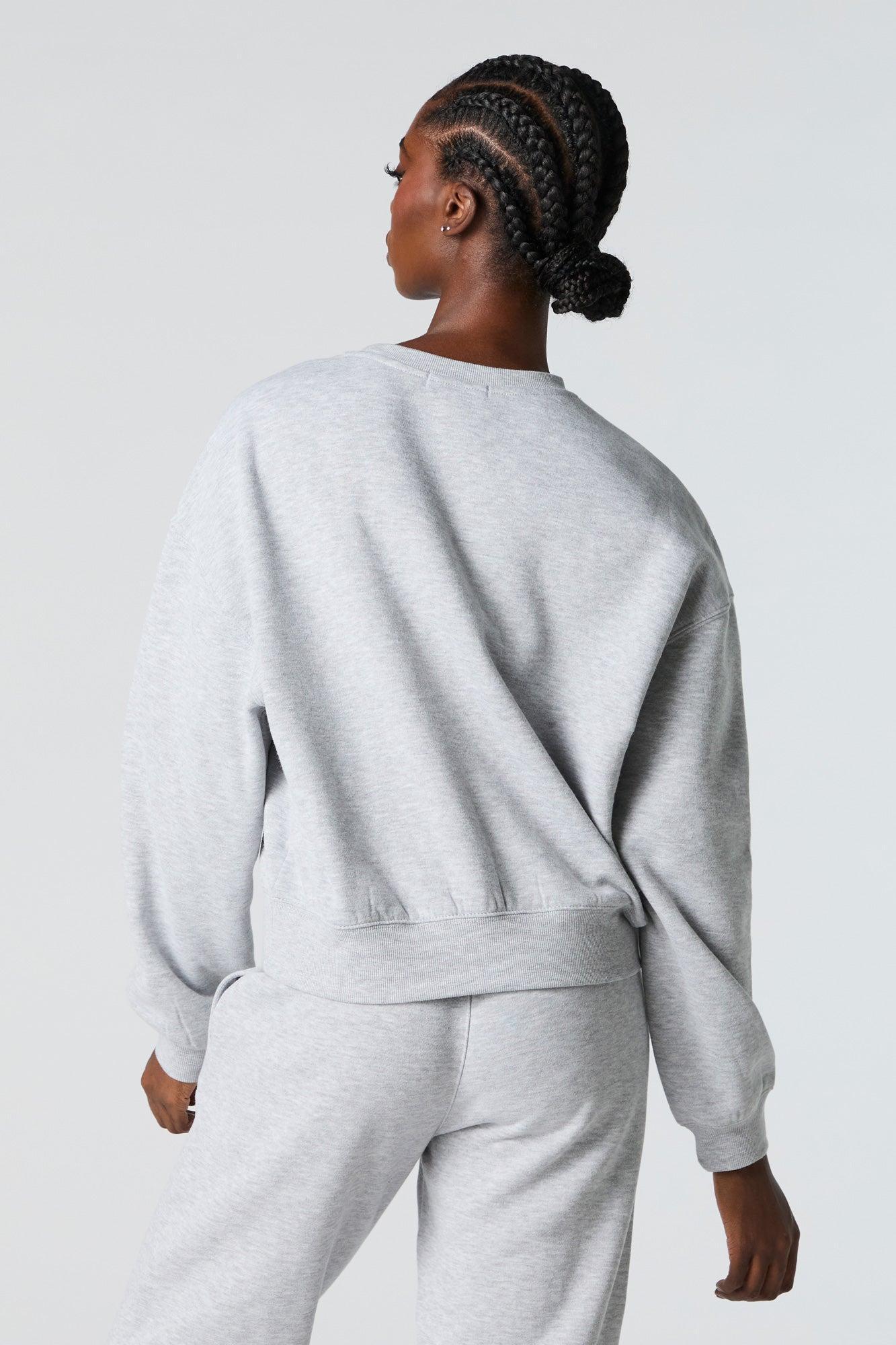 Destination Twill Embroidered Fleece Sweatshirt Female Product Image