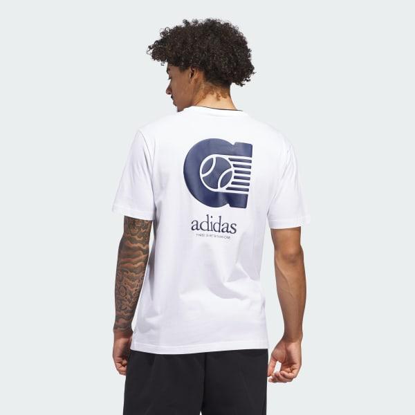 Men's adidas Summer Prep Graphic Sportswear T-Shirt, Size: Large, Green Strata Product Image