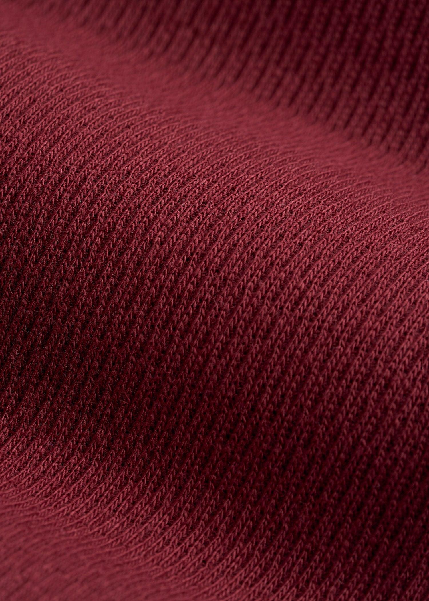 Double Honeycomb Thermal Crewneck for Tall Men in Red Ochre Product Image