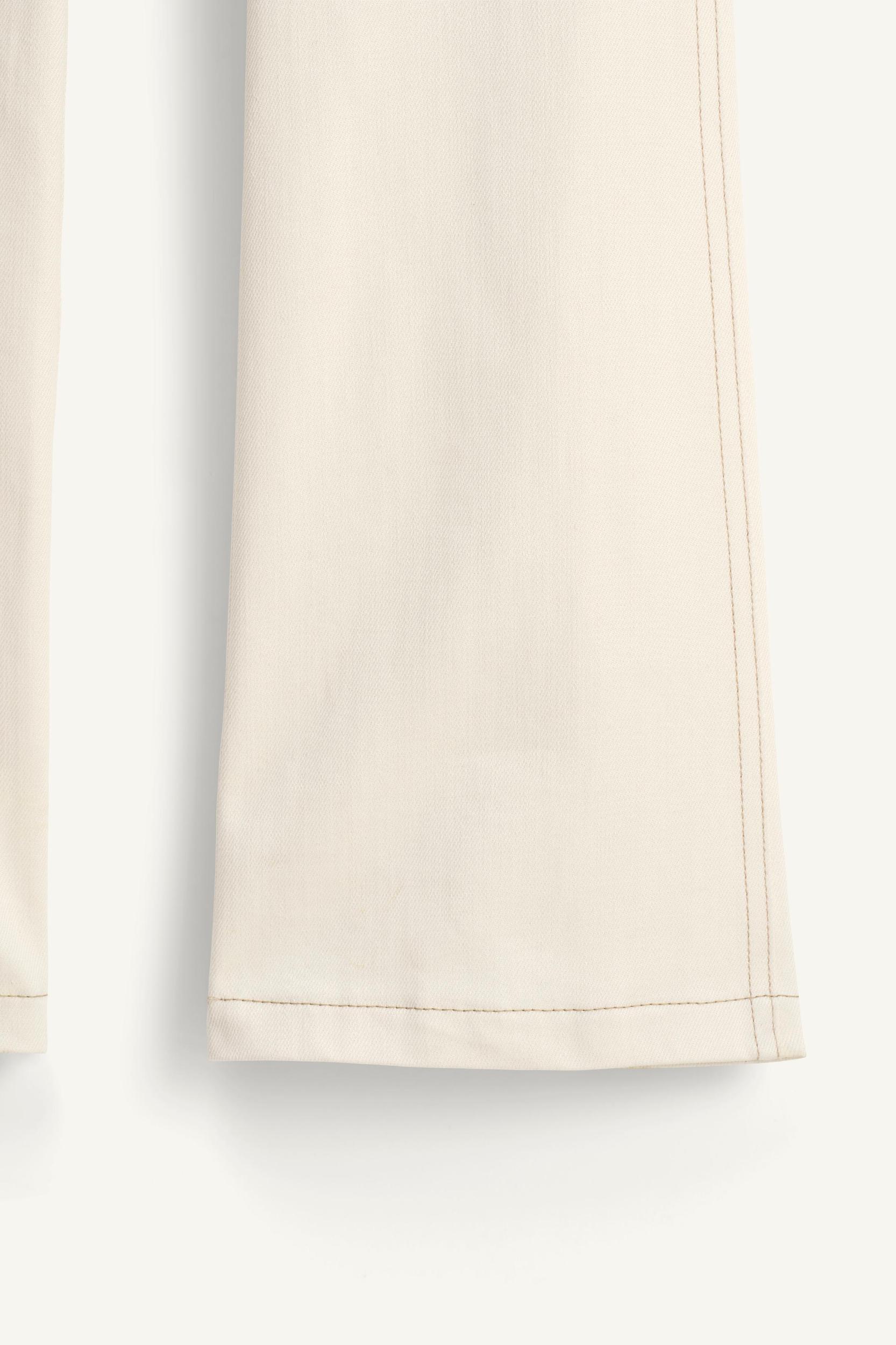 LIMITED EDITION TOPSTITCHED FLARE PANTS Product Image