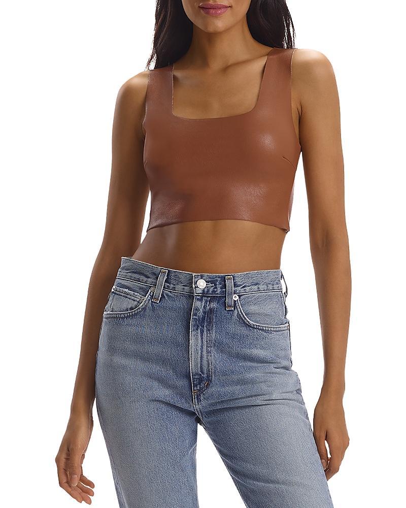 Commando Faux Leather Crop Top Product Image