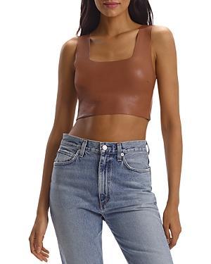 Commando Faux Leather Crop Top Product Image