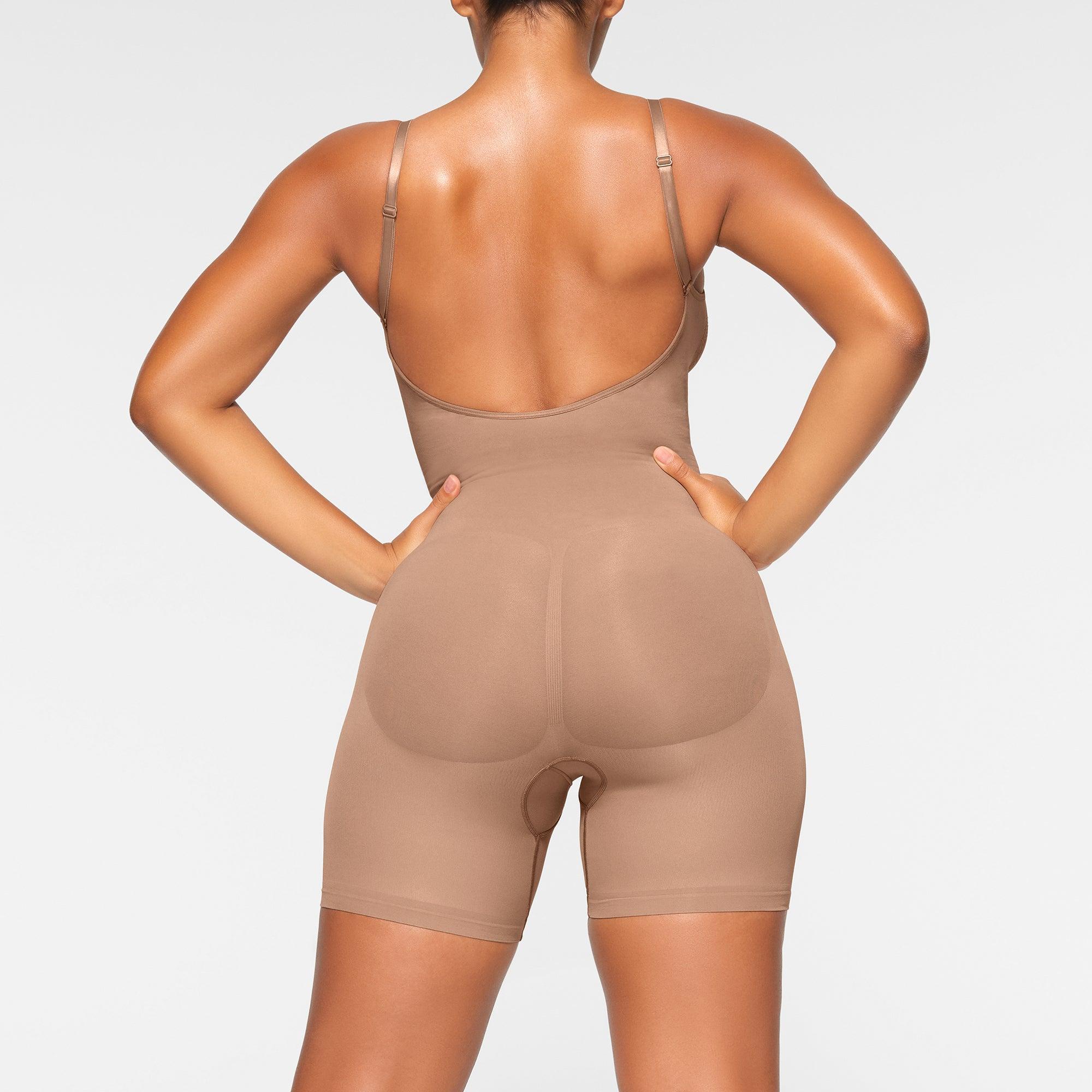 SEAMLESS SCULPT LOW BACK MID THIGH BODYSUIT | SIENNA Product Image