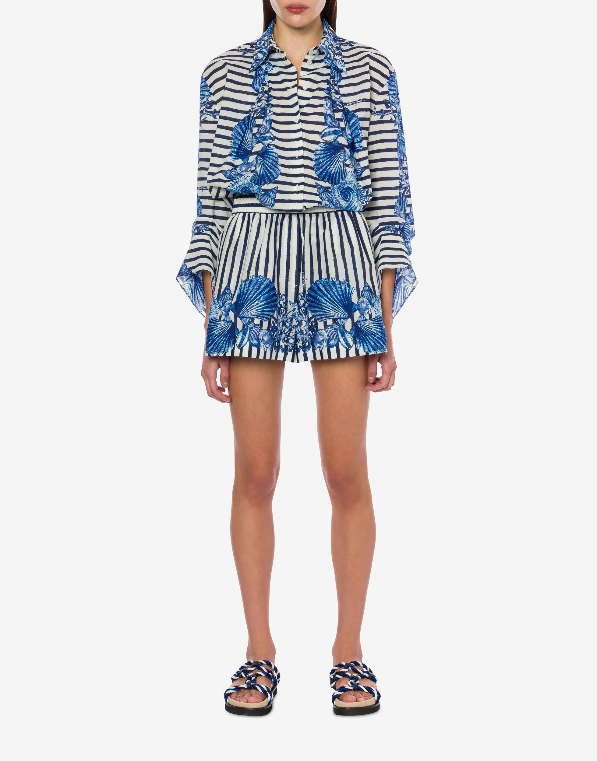 Short in organic muslin Alberta Ferretti Beachwear Product Image