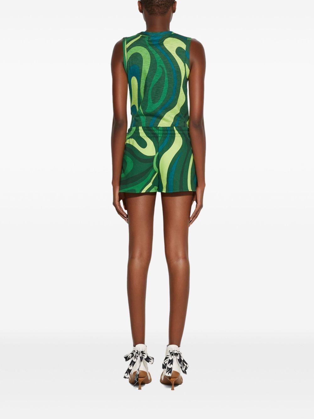 Marmo-print shorts Product Image