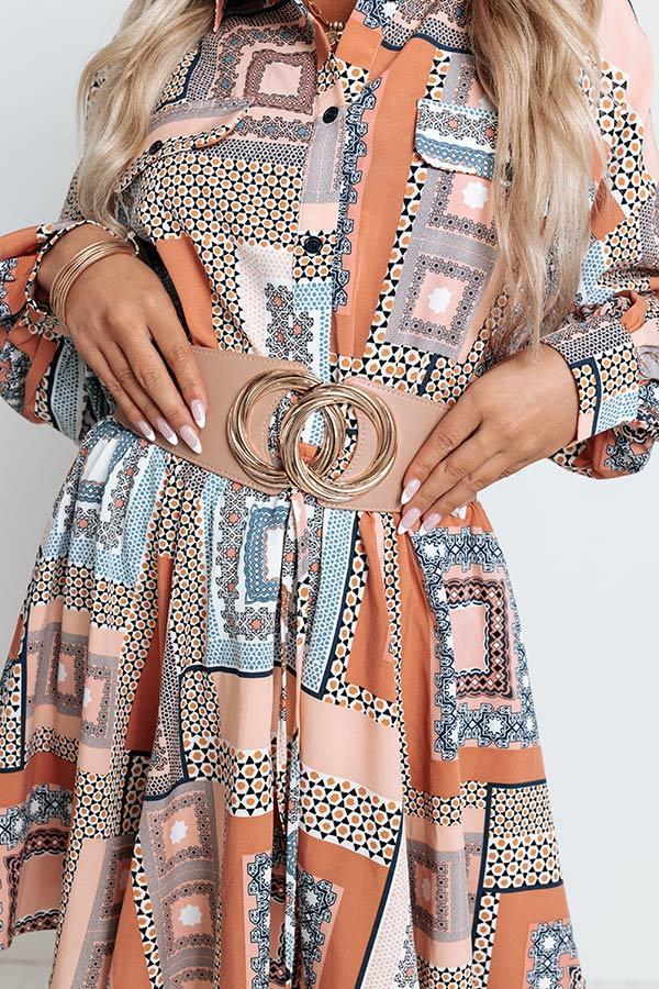 Living In Style Belt In Latte Product Image