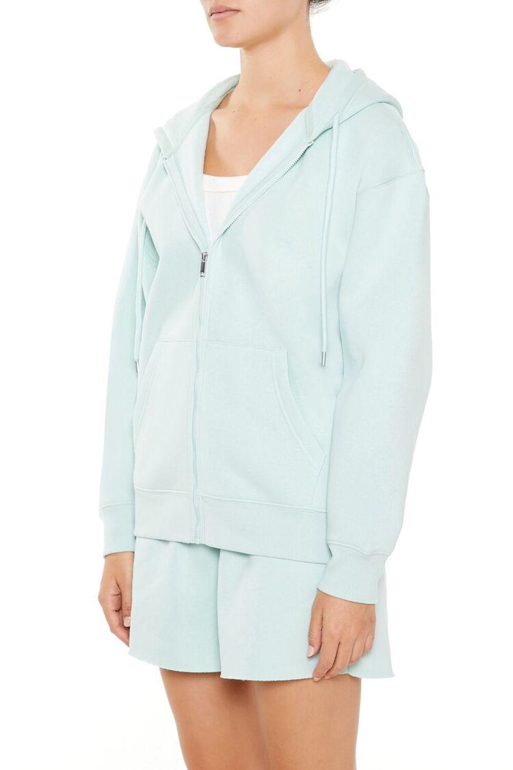 Fleece Zip-Up Hoodie | Forever 21 Product Image