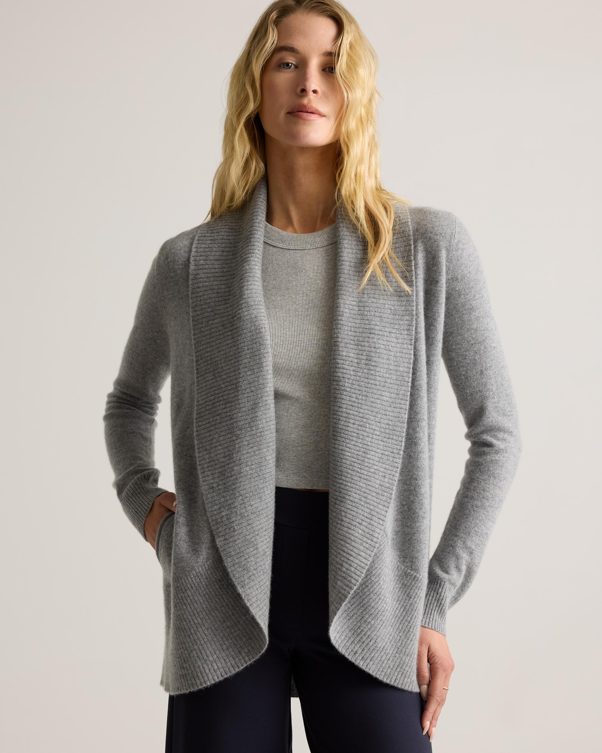 Quince | Women's Mongolian Cashmere Open Cardigan Sweater Product Image