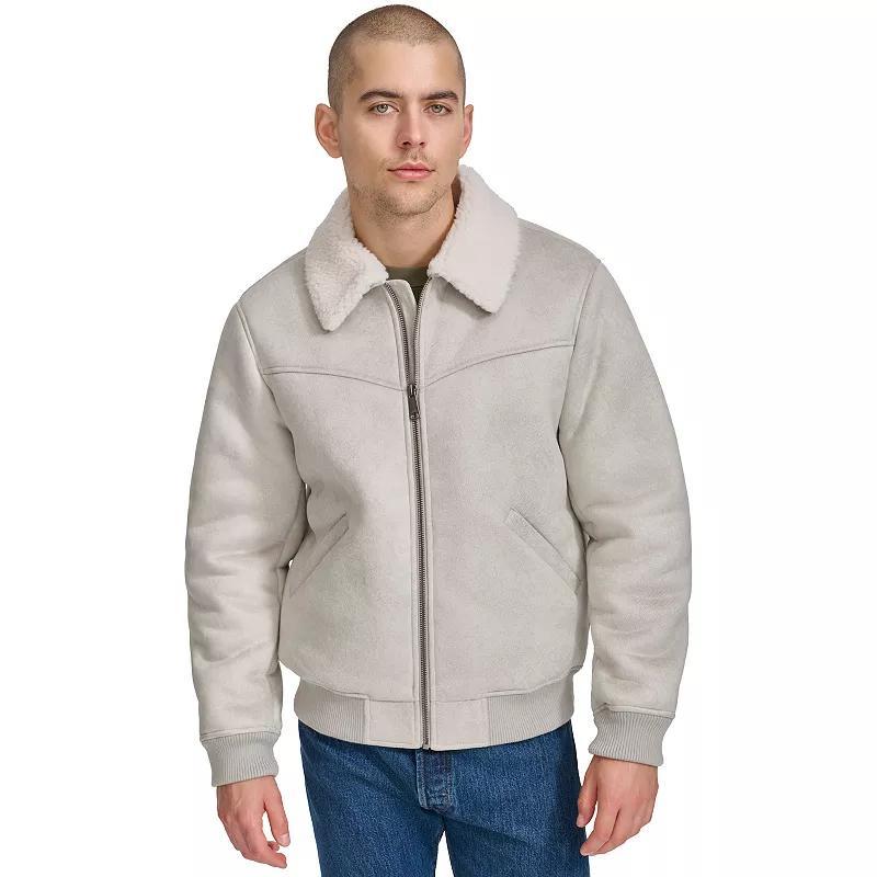 Men's Levi's® Faux Shearling Bomber Jacket, Size: XXL, Tundra Product Image