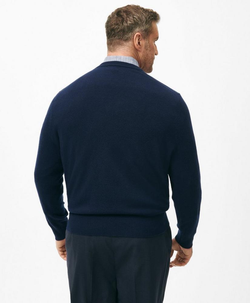Big & Tall 3-Ply Cashmere V-Neck Sweater Product Image