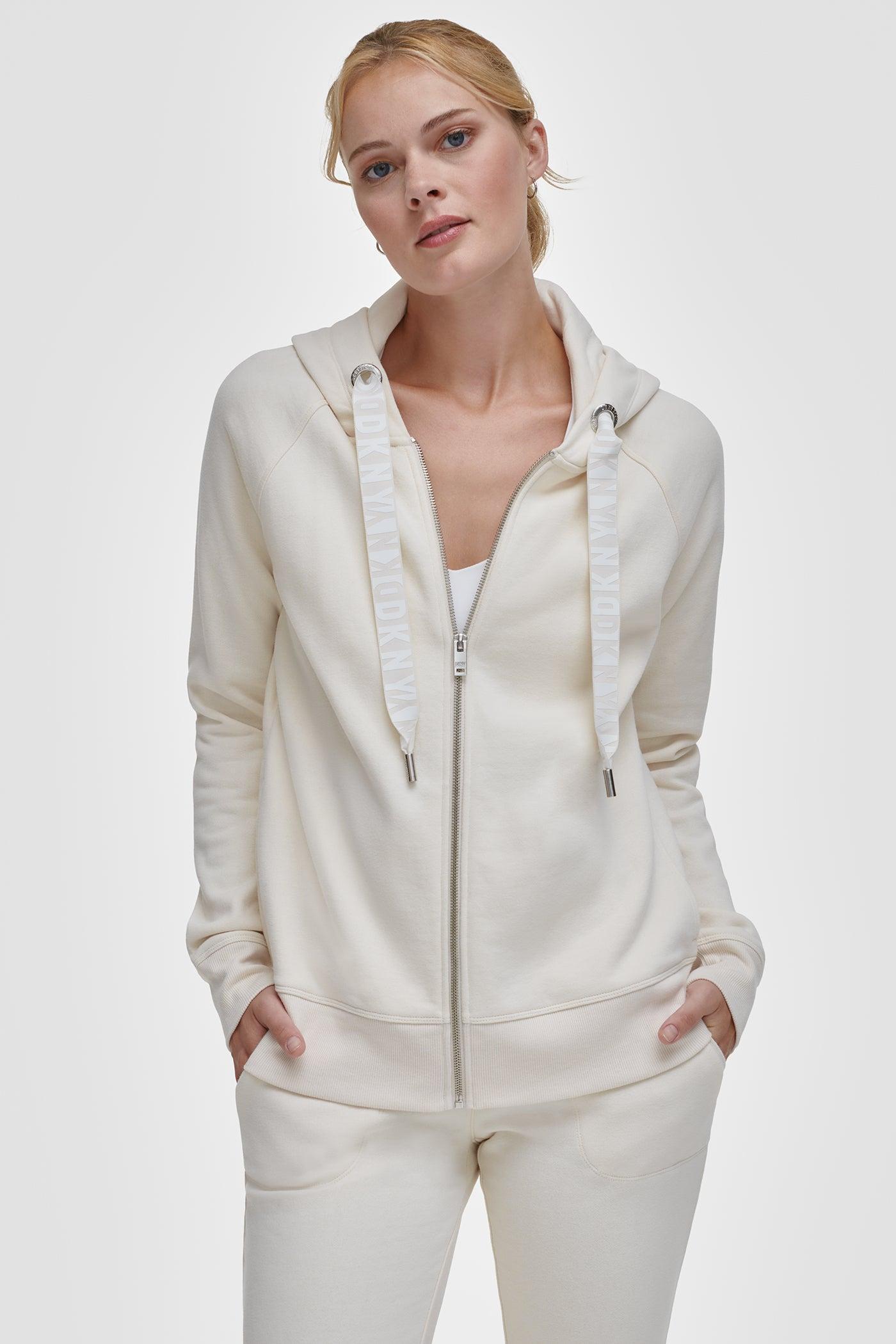 TWO TONE LOGO DRAWCORD HOODIE Product Image