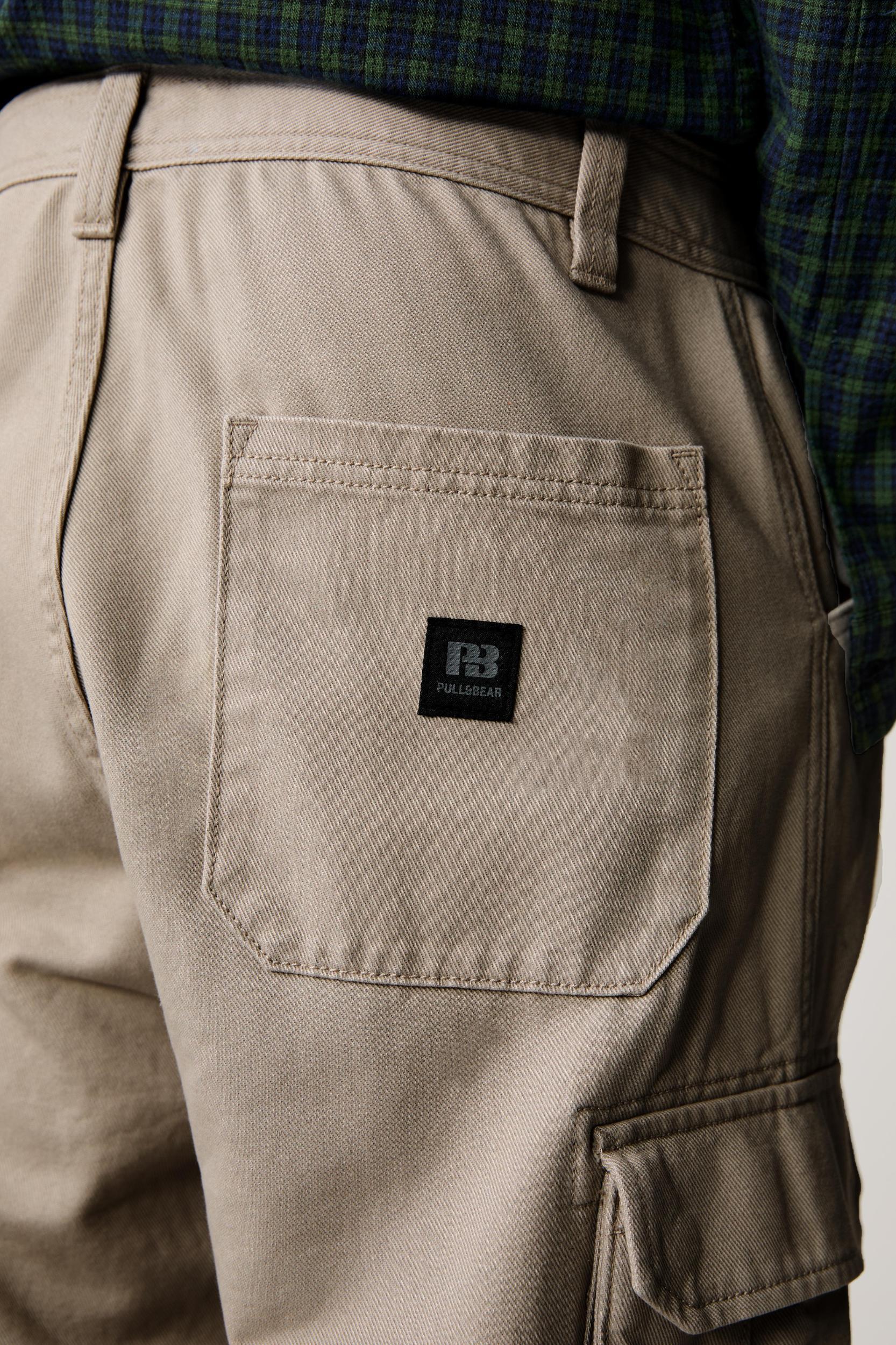 Cargo pants with seams Product Image