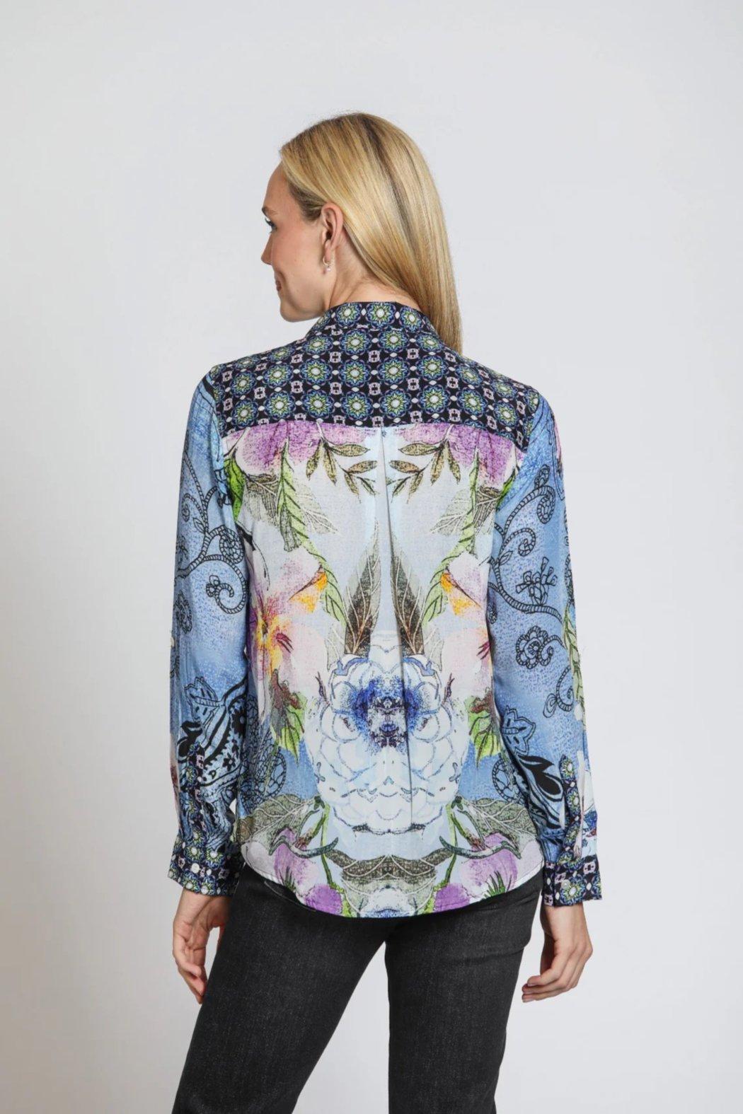 Multi pattern Button Up Product Image
