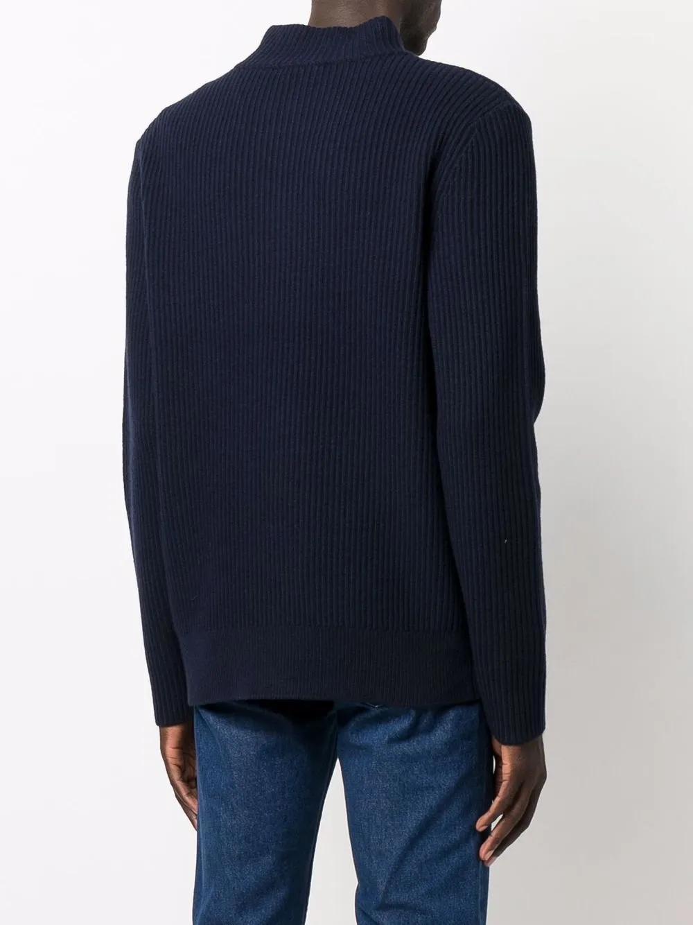 ribbed-knit wool jumper Product Image