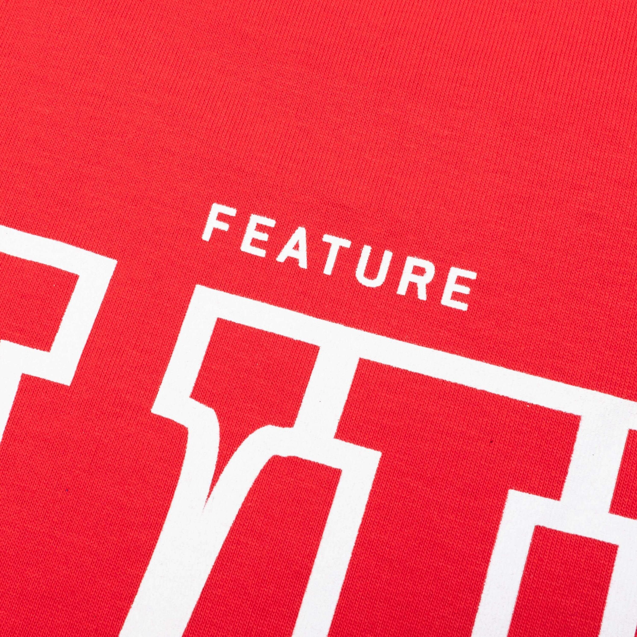 Feature x Icecream Rings Short Sleeve Tee - Tomato Red Male Product Image